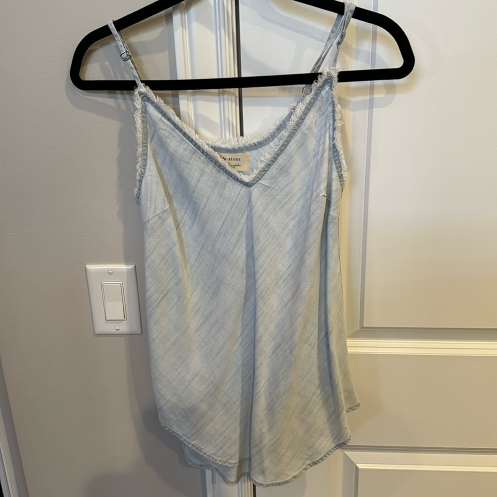Cloth and stone denim cami